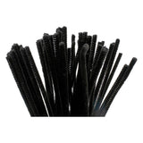 Creativ company chenille zwart 30cm, 50st.