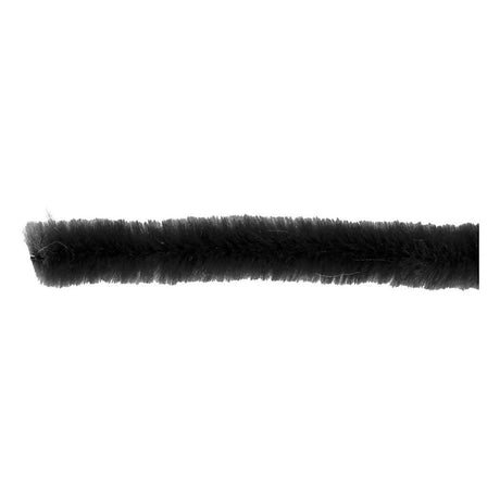 Creativ company chenille zwart 30cm, 50st.