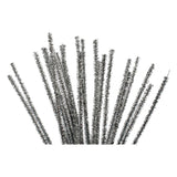 Creativ company http: www.cchobby.nl chenille-l-30-cm-dikte-6-mm-glitter-zilver-24-stuk-1-doos