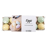 Creativ company plastic eieren pastel, 12st.