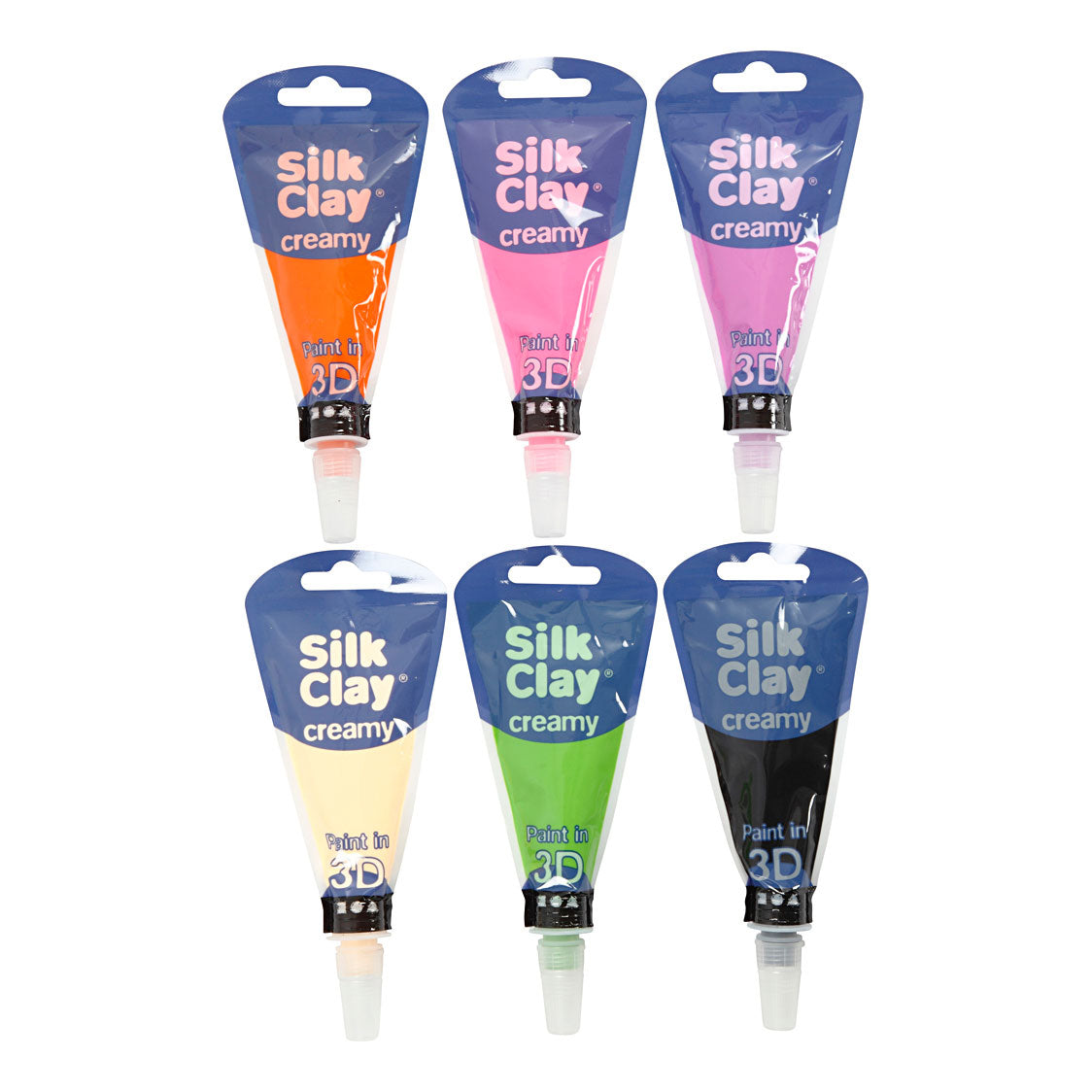 Creativ Company Creamy Extra Kleuren, 6x35ml