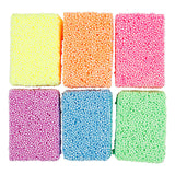 Creativ company soft foam clay neon kleuren, 6x10gr.
