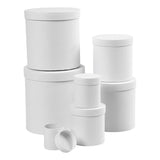 Creativ company ronde dozen wit, 7st.
