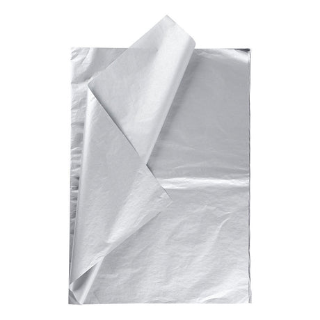 Creativ company tissuepapier zilver 6 vellen 14 gr, 50x70cm