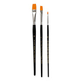 Creativ company gold line penselen rond, 5st.