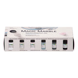 Creativ company magic marble verf pastelkleuren, 6x20ml
