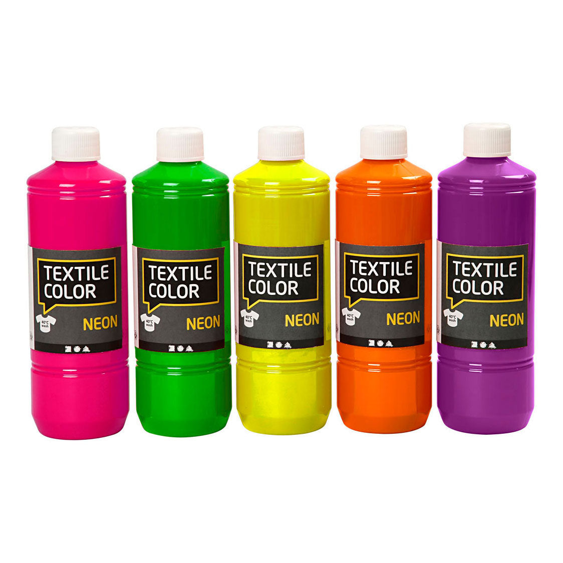 Creativ Company Textile Color Semi-dekkende Textielverf, 5x500ml