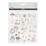 Creativ company stickers baby girl, 1 vel