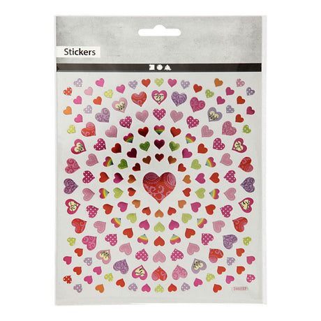 Creativ company stickers kleine harten, 1 vel