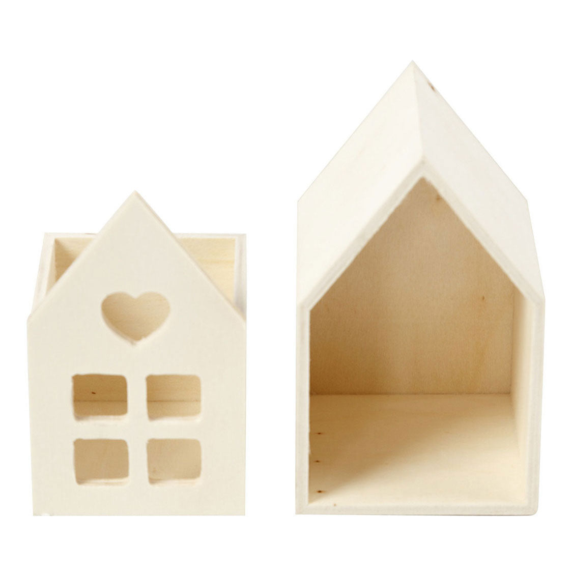 Creativ company houten huis met lade, 10,8cm