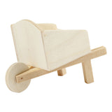 Creativ company houten mini kruiwagen