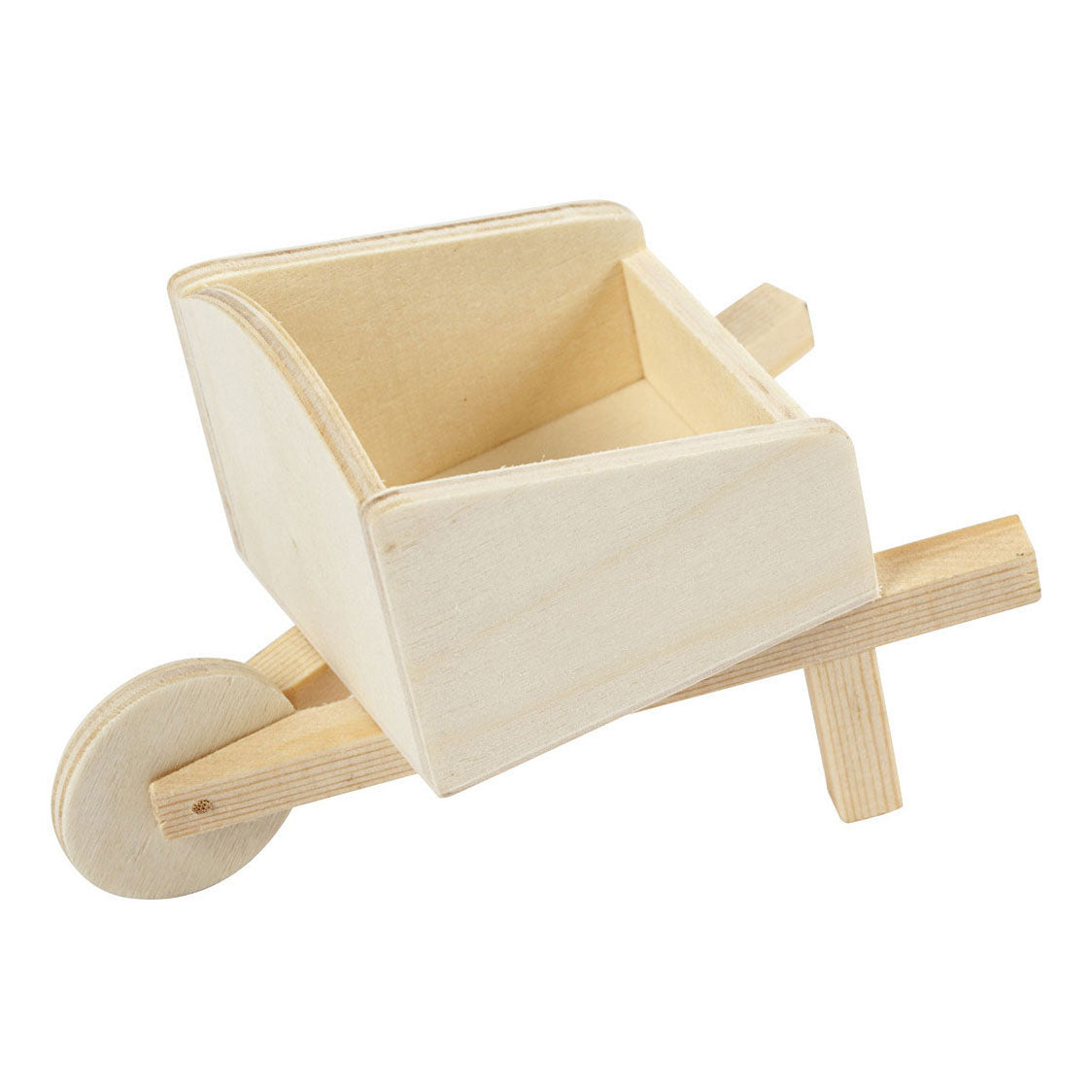 Creativ company houten mini kruiwagen