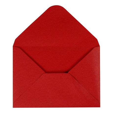 Happy moments enveloppen 11,5 x 16 cm 10 stuks 110 gr rood