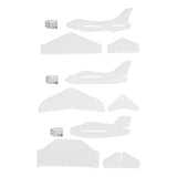 Creativ company http: www.cchobby.nl vliegtuigen-l-11-5-12-5-cm-b-11-12-cm-wit-3-stuk-1-doos