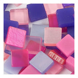 Creativ company http: www.cchobby.nl mini-mozaiek-afm-5x5-mm-dikte-2-mm-paars-donkerpaars-25-gr-1-doos