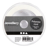 Creativ company polyester koord wit, 50m