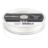 Creativ company polyester koord wit, 50m
