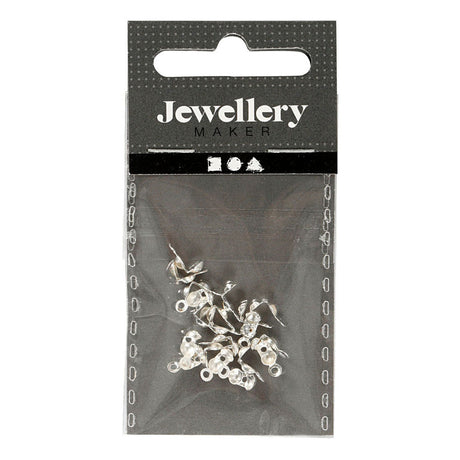 Creativ company http: www.cchobby.nl kalot-l-8-mm-d-3-mm-verzilverd-20-stuk-1-doos