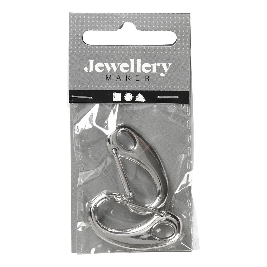 Creativ company http: www.cchobby.nl sleutelhaak-l-30-mm-b-15-mm-verzilverd-2-stuk-1-doos