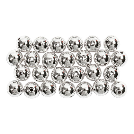 Creativ company kralen zilver, 50st.