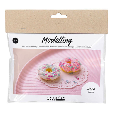 Creativ company mini hobbyset boetseren donuts