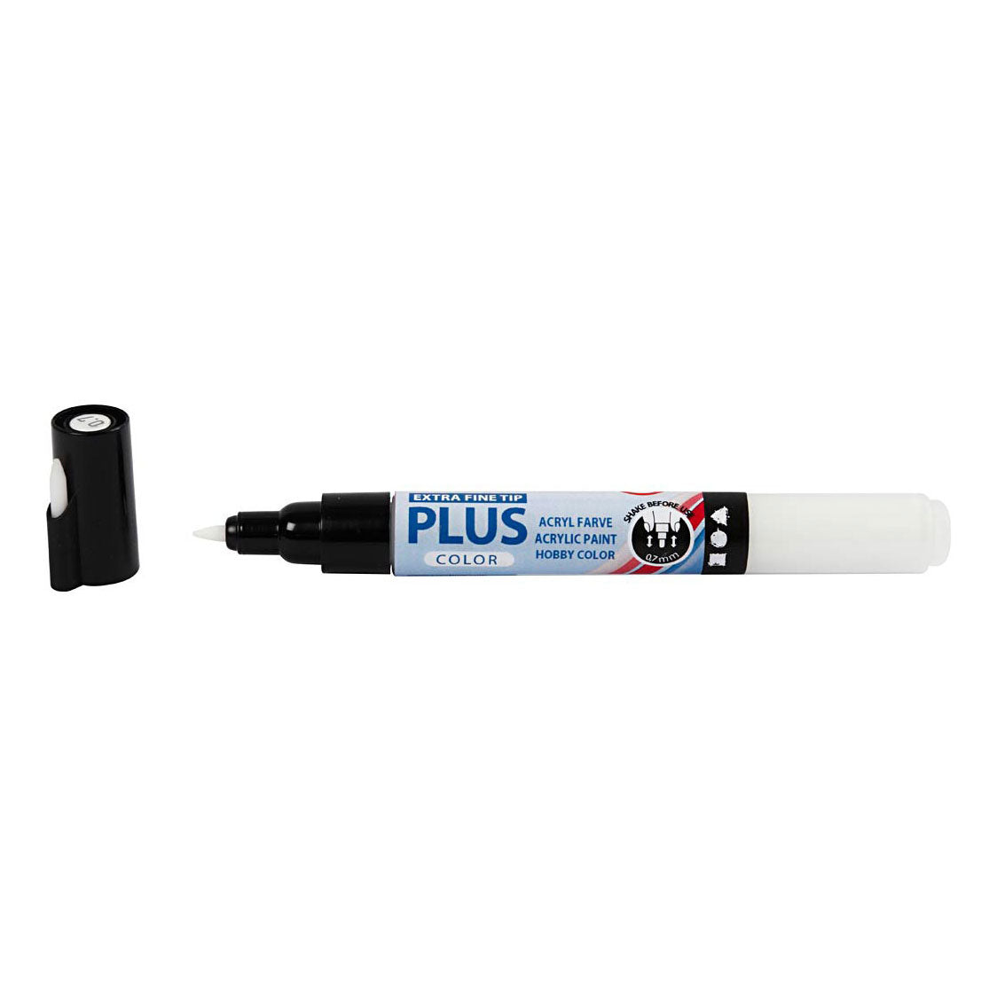 Creativ company http: www.cchobby.nl plus-color-marker-l-14-5-cm-lijndikte-0-7-mm-off-white-5-5-ml-1-stuk