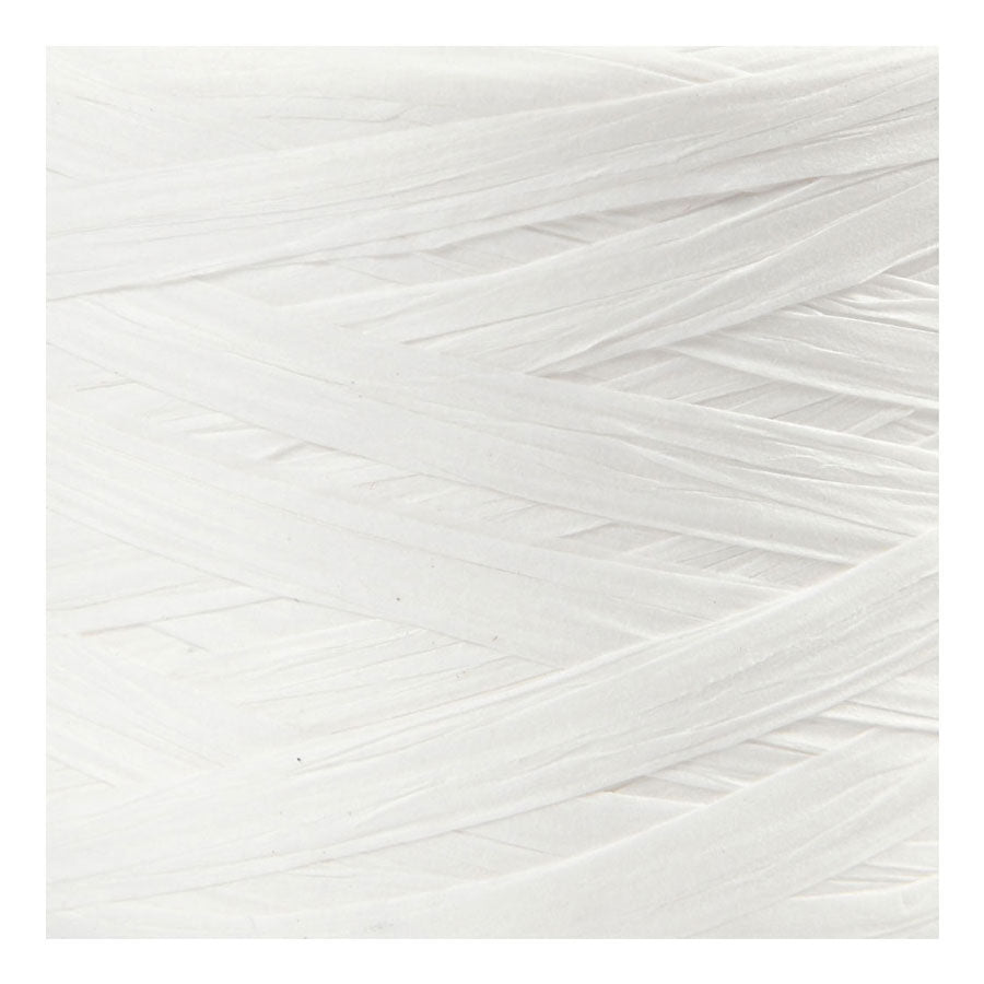 Creativ company http: www.cchobby.nl papier-raffia-garen-b-7-8-mm-wit-100-m-1-rol