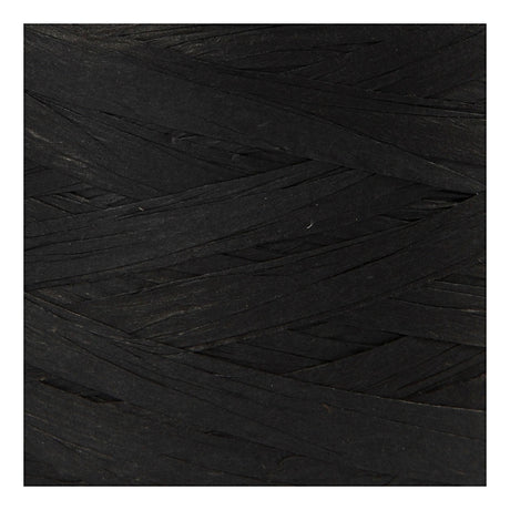 Creativ company papier raffia garen zwart, 100m
