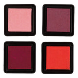 Creativ company stempelinkt, peach, roze, lichtroze, donkerroze, h: 2 cm, afm 3,5x3,5 cm, 4 stuk 1 doos