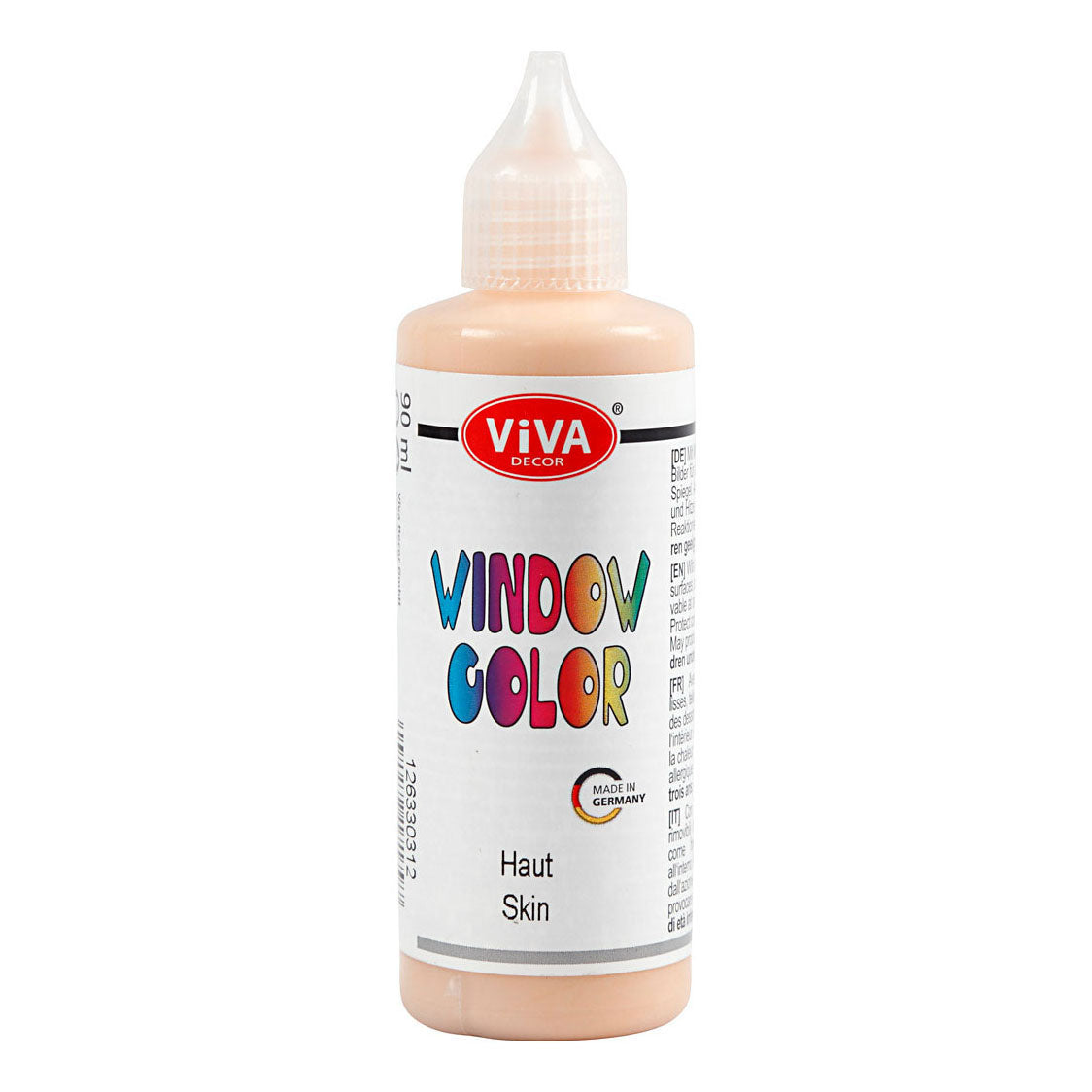 Creativ company window color sticker en glasverf - licht beige, 90ml