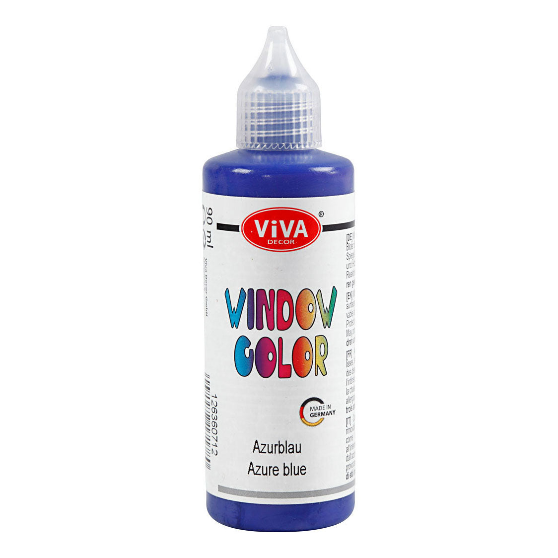 Creativ company window color sticker en glasverf - azure, 90ml