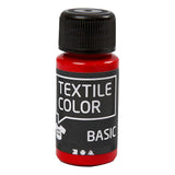 Creativ company textile color semi-dekkende textielverf - rood, 50ml