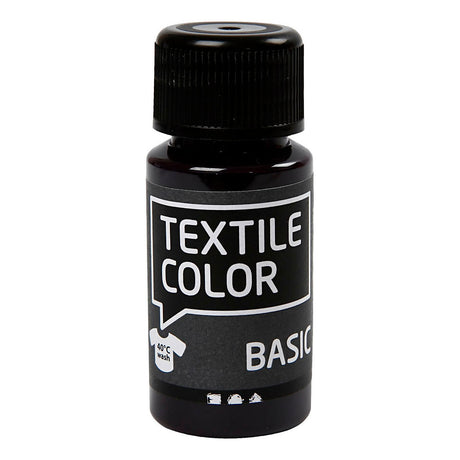 Creativ company textile color semi-dekkende textielverf - rood paars, 50ml