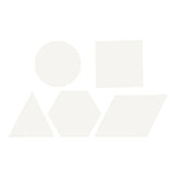 Creativ company http: www.cchobby.nl kruissteken-karton-geometrisch-afm-10-17-cm-wit-20-stuk-1-doos