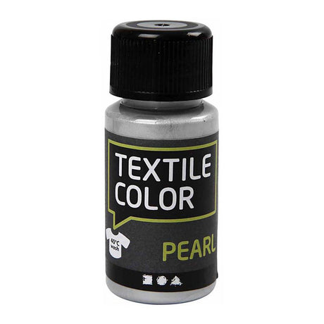 Creativ company http: www.cchobby.nl textielkleur-parelmoer-zilver-50-ml-1-fles