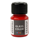 Creativ Company Glass Color Transparante Verf Rood, 30ml