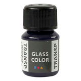 Creativ company glass color transparante verf - marine blauw, 30ml