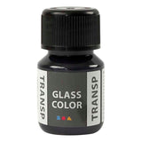 Creativ Company Glass Color Transparante Verf Zwart, 30ml