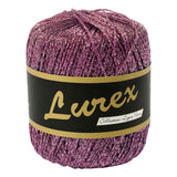Creativ company lurex glitter garen paars, 160m