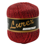 Creativ Company Lurex Glitter Garen Rood, 160m