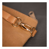 Creativ company faux leather tasje bruin, 21x18cm