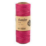 Creativ company bamboekoord donkerroze, 65m