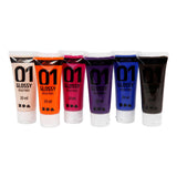 Creativ Company Acrylverf voor Kinderen Glossy Extra Kleuren, 6x20ml