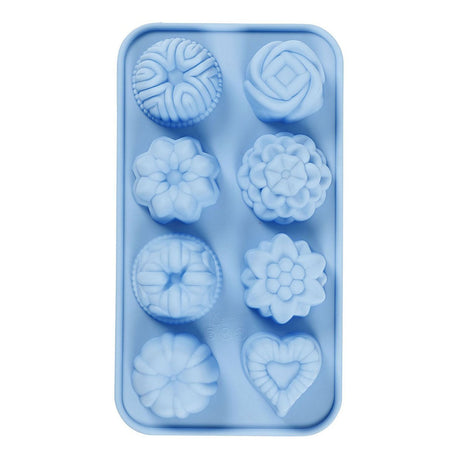 Creativ company siliconen gietmal cakejes blauw