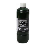 Creativ company textile color semi-dekkende textielverf olijfgroen, 500ml