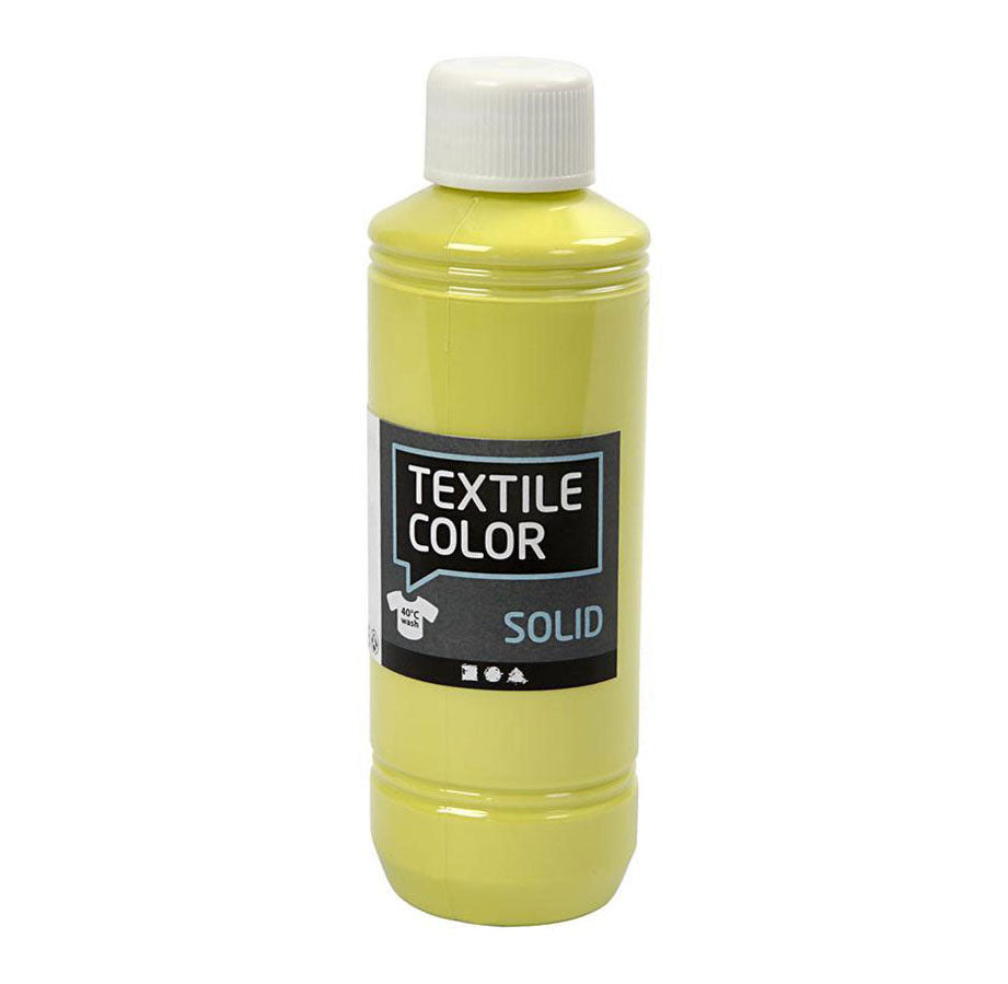 Creativ company textile color dekkende textielverf - kiwi, 250ml