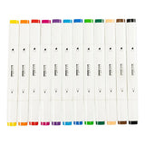 Creativ company tekenstift standaard kleuren, 12st. dubbelzijdig