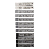 Creativ company gallery soft pastel set zwart wit harmonie, 12st.