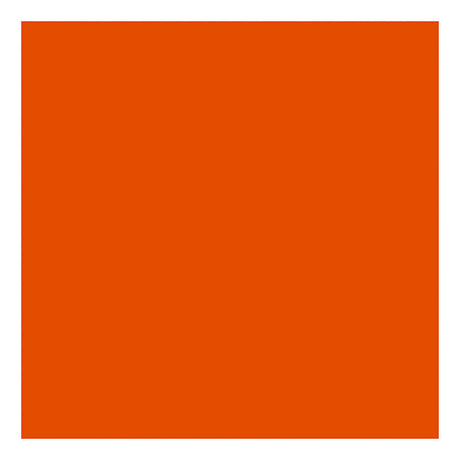 Creativ company acrylverf glitter voor kinderen - oranje, 500ml