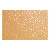 Creativ company faux leather papier bruin met stippen, 1m